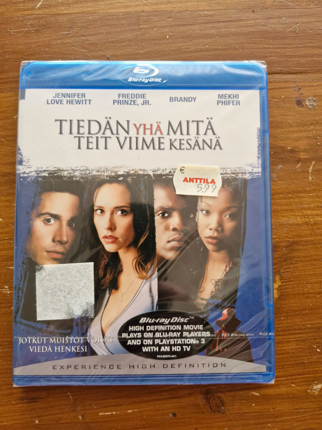 Tiedän yhä mitä teit viime kesänä blu-ray