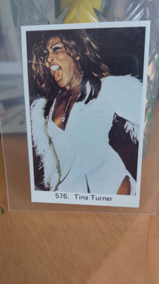 Ruotsi sticker 70s tina Turner blanco!