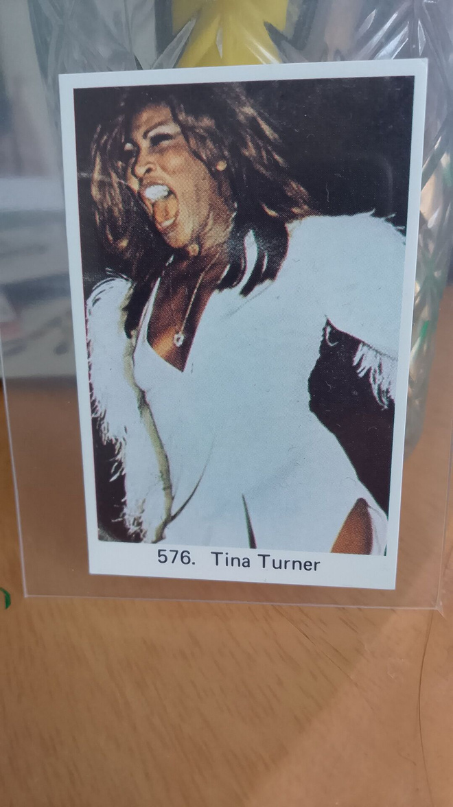Ruotsi sticker 70s tina Turner blanco!