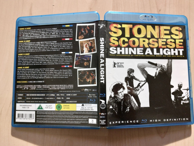 ROLLING STONES -  SHINE A LIGHT orig. SCAN  2008  BLUE RAY