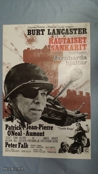 Rautaiset sankarit Vanha Elokuvajuliste Burt Lancaster