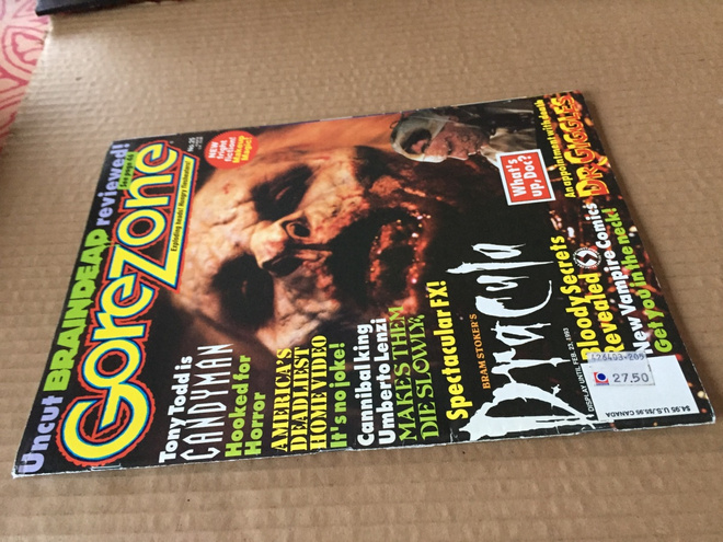 GOREZONE MAGAZINE 25/1992+ julistee HYVÄ
