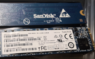 ScanDisk SSD X400 M.2 2280 / 128Gb, pikahuuto