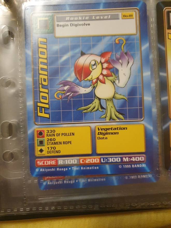 [Mint] 1999 Bandai Digimon - Non Holo card Bo-81