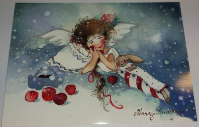 Minna Immosen joulukortti