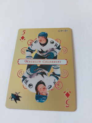2025-26 O-Pee-Chee Playing Cards 5DIAMONDS Macklin Celebrini