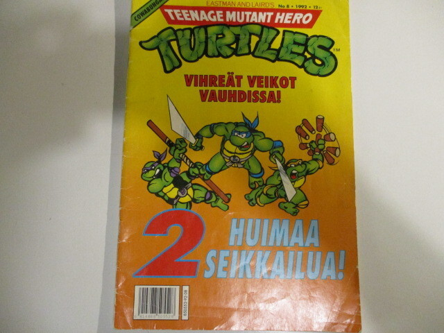 TEENAGE MUTANT HERO TURTLES 8 1992