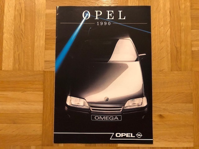 Esite Opel mallisto 1990. Kadett, Omega, Vectra, Senator ym