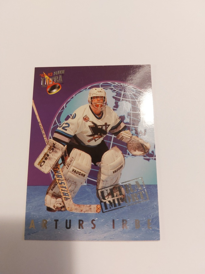 1992-93 Ultra Imports #5 Arturs Irbe