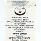 Semic Jääkiekko Olympia-MM 1972 n:o 92 JUHA RANTASILA - pikkukuva 2