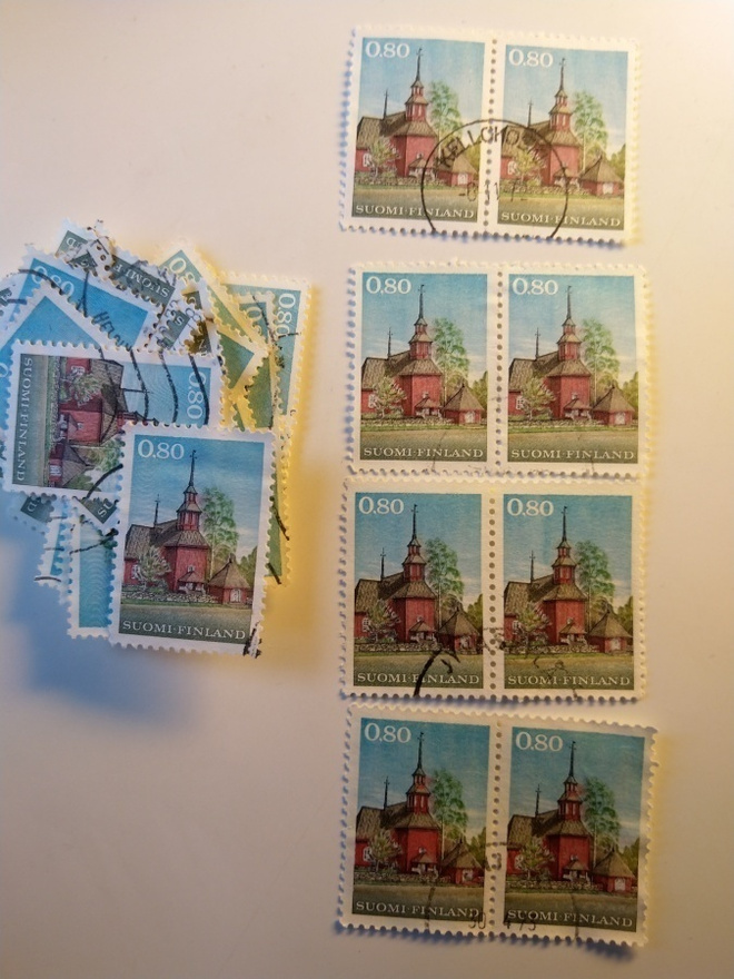 Postimerkki Keuruun vanha kirkko 0,80
