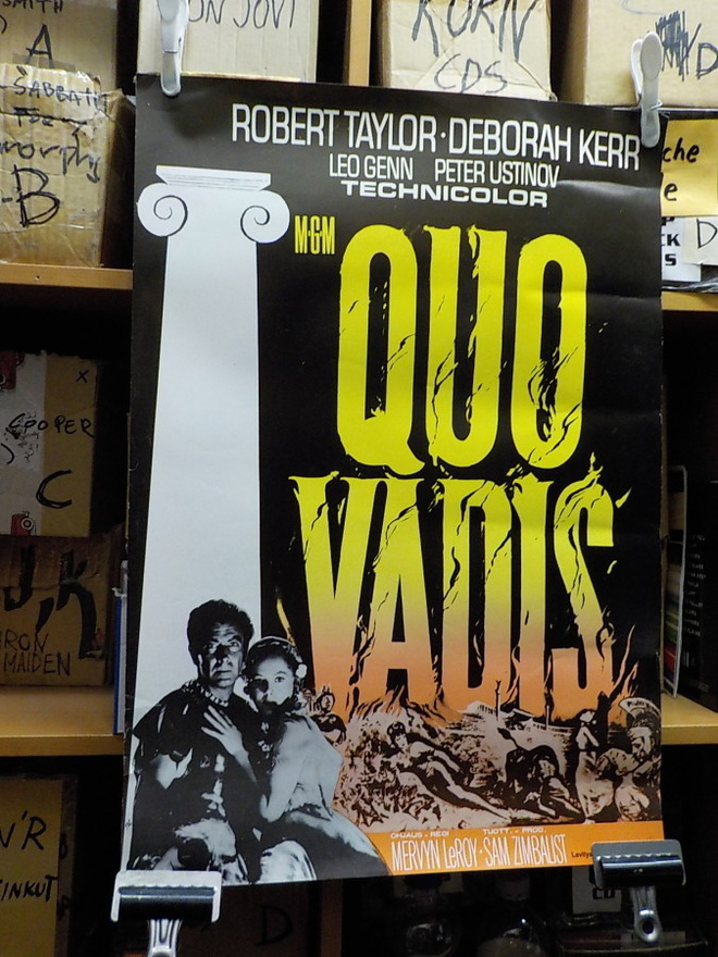 QUO VADIS ELOKUVAJULISTE 80-LUVUN LOPUSTA (W)