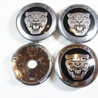 Jaguar vannekeskiöt – Kromi-musta – 60mm (4kpl s - pikkukuva 1