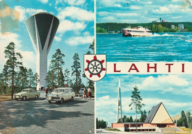 KIRKKOKORTTI - LAHTI - JOUTJÄRVEN KIRKKO - 1