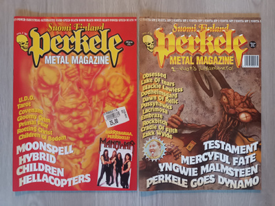 Suomi Finland Perkele Metal Magazine 1/1998 & 4/1999