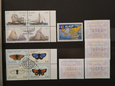 Ahvenanmaa postimerkit 13kpl