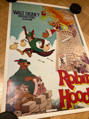 Elokuvajuliste - Disney Robin Hood (41x61)