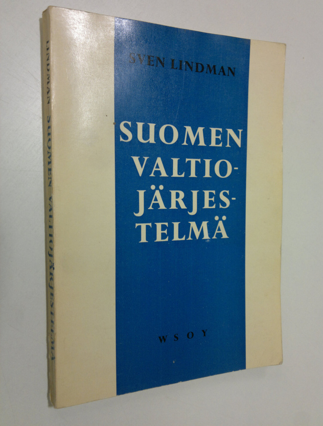 Sven Lindman : Suomen valtiojärjestelmä