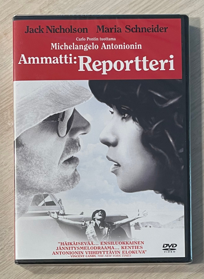 Ammatti: Reportteri (1975) Jack Nicholson (UUSI)