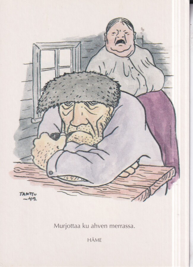 Tanttu -42. Murjottaa ku ahven merrassa.  .  e207