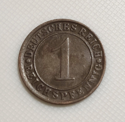 Saksa 1 Pfennig 1925J