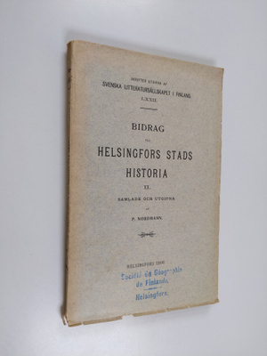 Bidrag till Helsingfors stads historia 2