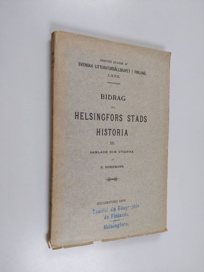 Bidrag till Helsingfors stads historia 2