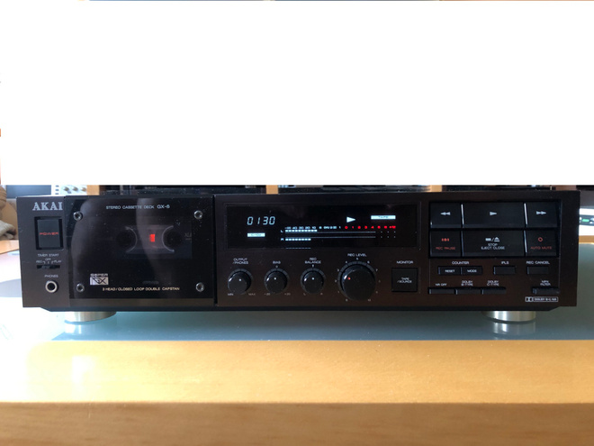 Akai GX-6 kasettisoitin, 3-head, 2 vetoakselia, huollettu