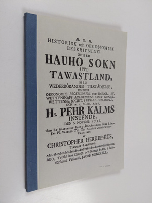 Christopher Herkepaeus : Historiallinen ja ekonominen sel...