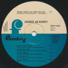 (LP) Jouko Ja Kosti – Jouko Ja Kosti - pikkukuva 2