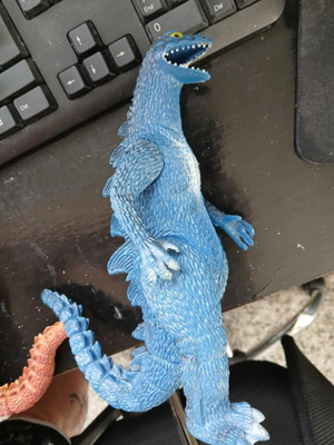 GODZILLA bootleg fishtail Blue version - HEAD HUNTER STORE.