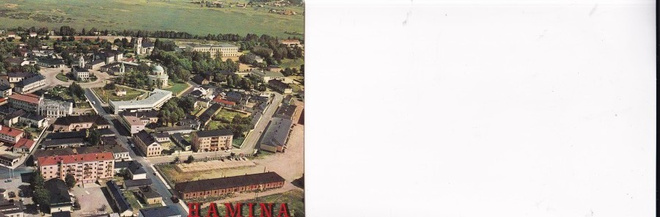 HAMINA , ilmakuvakortti    b691