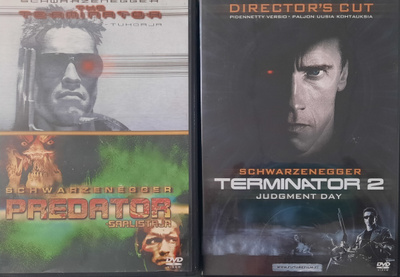 TERMINATOR 1-2 + PREDATOR DVD