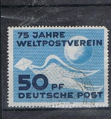 DDR 1949 - UPU ro kulmavika