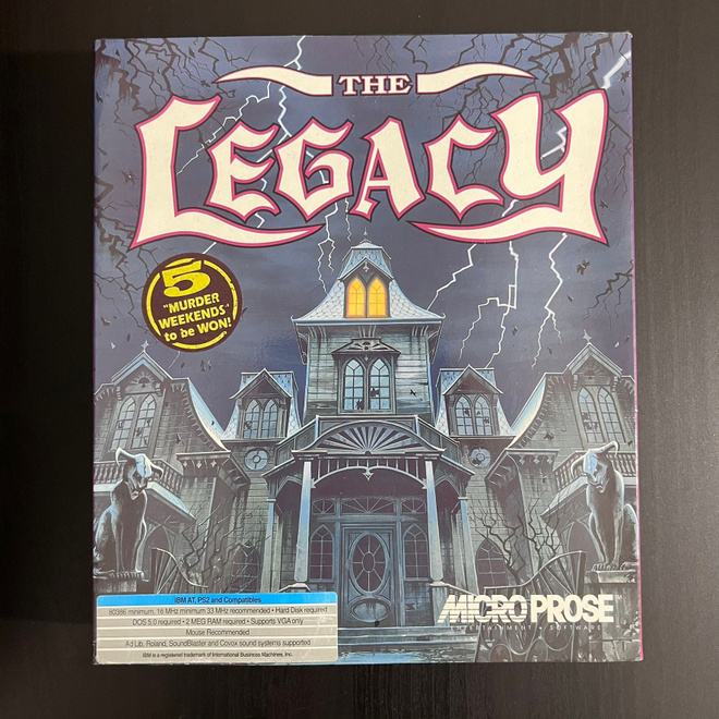 The Legacy - Realm of Terror - Big Box - PC DOS