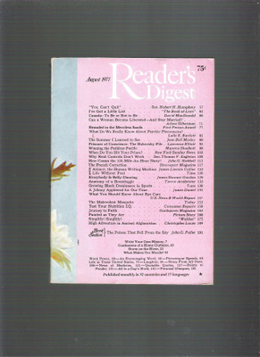 Reader`s Digest , August 1977.