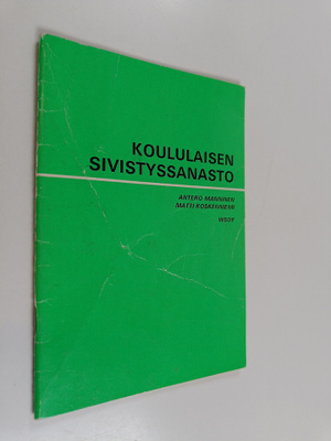 Koululaisen sivistyssanasto