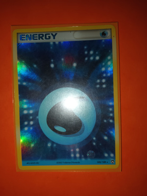 Water Energy 105/108 - EX Power Keepers RARE HOLO card