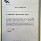 Luc Robitaille KINGS, 1990's MVP Plaque + Certificate - pikkukuva 3