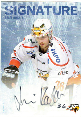 2016-17 Cardset LASSI KOKKALA Sport Signature nimmari