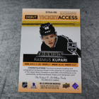 Rasmus Kupari 2021-22 Credentials Debut Ticket Access /45 - pikkukuva 2