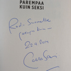 Pekka Sauri : Parempaa kuin seksi (signeerattu, tekijän o... - pikkukuva 3