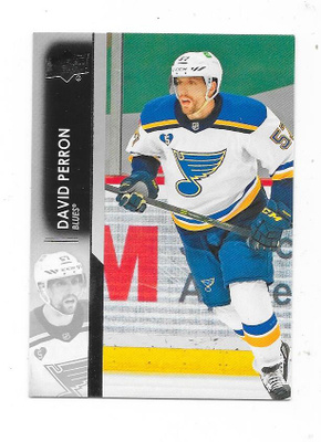 2021-22 Upper Deck #156 David Perron , St Louis Blues