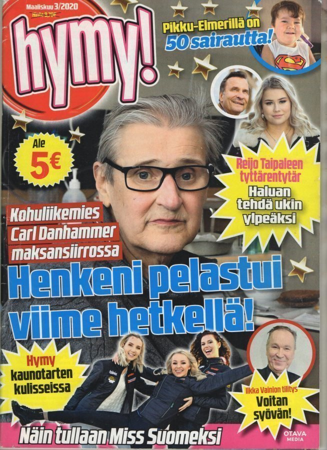 Hymy n:o 3 2020  Tullaan Miss Suomeksi. Senja. Anu. Olga.