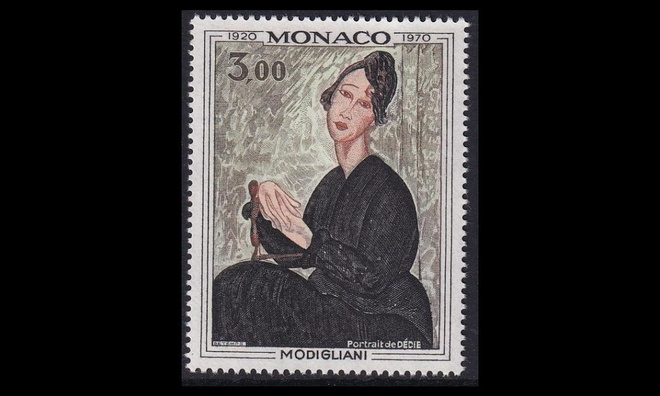Monaco 993 ** Taidemaalari Amedeo Modigliani (1970)