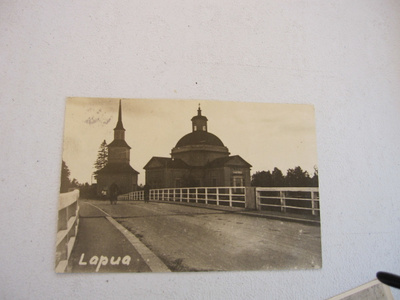 VANHA POSTIKORTTI - LAPUA KIRKKO v 1946