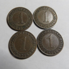 Saksa/Weimarin tasavalta 1 pfennig 1936 A, D, F ja J - pikkukuva 2