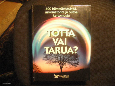 Kirja ,Totta vai tarua?
