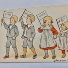 VANHA Postikortti Uudenvuoden Kortti 1904 Kiva - pikkukuva 1