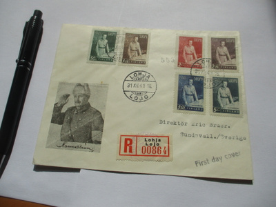1941 Mannerheim EPK Peltosen kuvakuorella N 45e